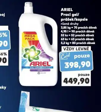 Kaufland Ariel prací prostředek nabídka