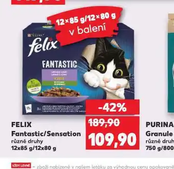 Kaufland Felix fantastic / sensation nabídka