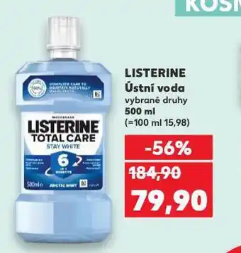 Kaufland Listerine ústní voda nabídka
