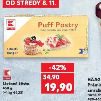 Kaufland Listové těsto nabídka