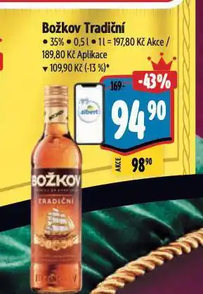 Albert Božkov tradiční nabídka