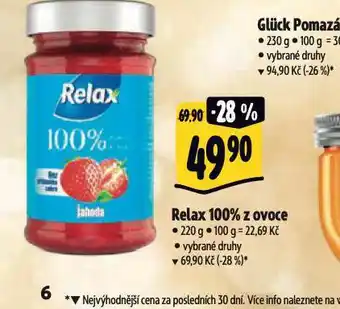 Albert Relax 100% z ovoce nabídka