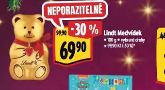 Albert Lindt medvídek nabídka