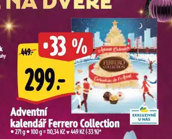 Albert Adventní kalendář ferrero collection nabídka