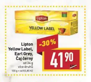 Billa Lipton čaj nabídka