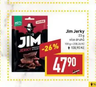 Billa Jim jerky nabídka