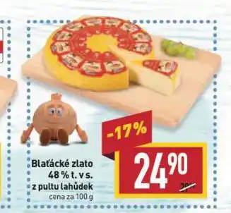 Billa Blaťácké zlato sýr nabídka