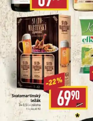Billa Svatomartinský ležák nabídka