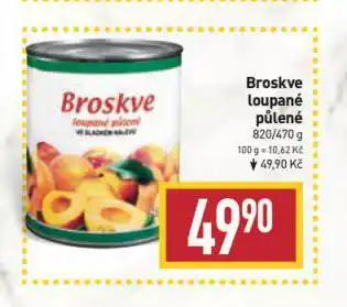 Billa Broskve nabídka