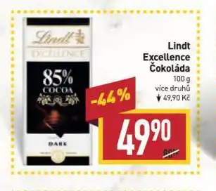 Billa Lindt excellence čokoláda nabídka