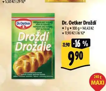 Albert Dr. oetker droždí nabídka