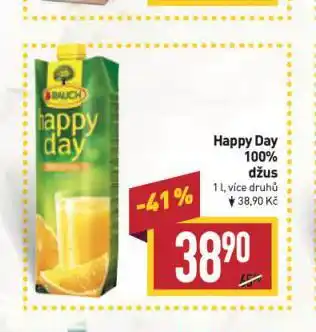 Billa Happy day 100% džus nabídka