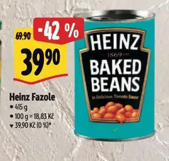 Albert Heinz fazole nabídka