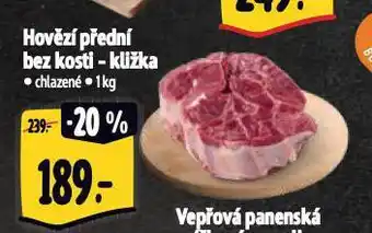 Albert Hovězí přední bez kosti nabídka