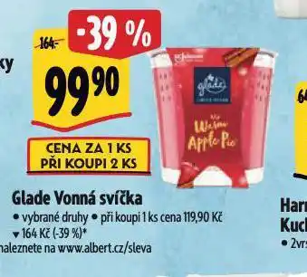Albert Glade vonná svíčka nabídka