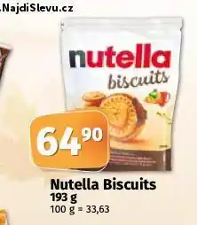 Coop Nutella biscuits nabídka