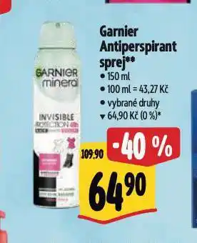 Albert Garnier antiperspirant nabídka