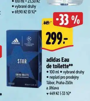 Albert Adidas eau de toilette nabídka
