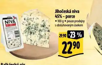 Albert Jihočeská niva 45% - porce nabídka