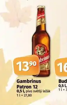 Coop Pivo gambrinus nabídka