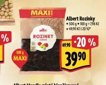 Albert Albert rozinky nabídka