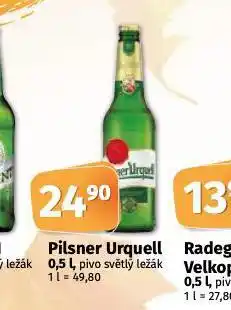 Coop Pivo pilsner urquell nabídka