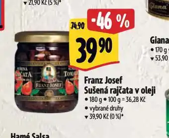 Albert Franz josef sušená rajčata v oleji nabídka
