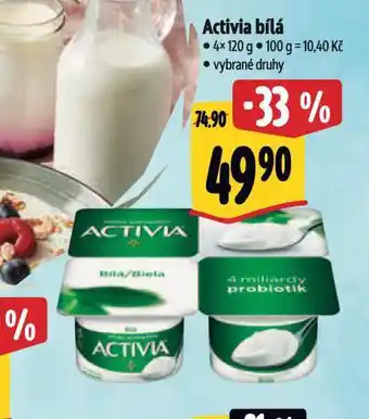 Albert Activia bílá nabídka