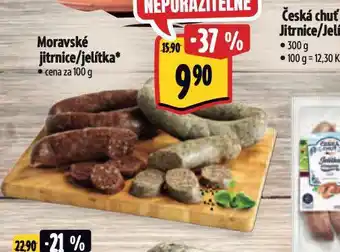 Albert Moravské jitrnice / jelítka nabídka