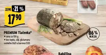 Albert Premium tlačenka nabídka