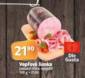 Coop Vepřová šunka nabídka