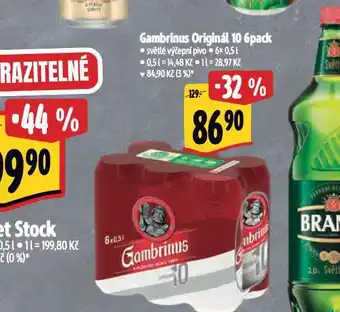 Albert Pivo gambrinus originál 10 nabídka