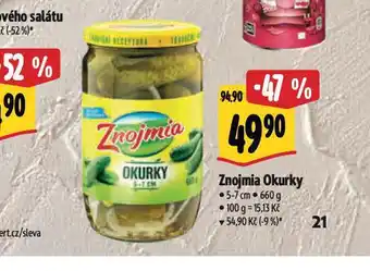 Albert Znojmia okurky nabídka