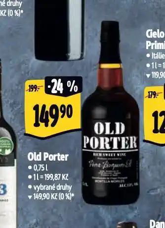 Albert Old porter nabídka