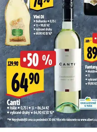 Albert Canti nabídka