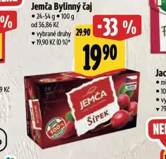 Albert Jemča bylinný čaj nabídka