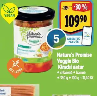 Albert Veggie bio kimchi natur nabídka