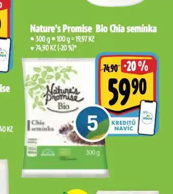 Albert Bio chia semínka nabídka