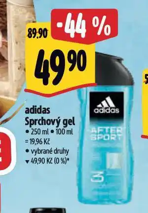 Albert Adidas sprchový gel nabídka