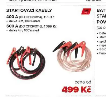 Auto Kelly Startovací kabely 600 a nabídka