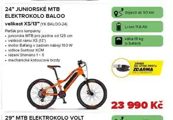 Auto Kelly 24 juniorské mtb elektrokolo baloo nabídka