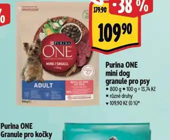 Albert Purina one mini dog granule pro psy nabídka