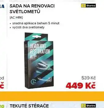 Auto Kelly Sada na renovaci světlometů nabídka