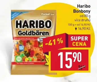 Billa Haribo Bonbony od 80 g nabídka