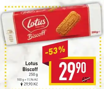 Billa Lotus Biscoff nabídka