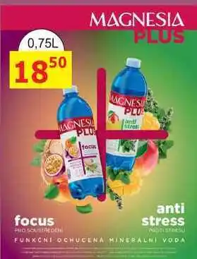 BENE Nápoje Magnesia plus, 0,75 l nabídka