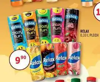 BENE Nápoje Relax plech, 0,33 l nabídka