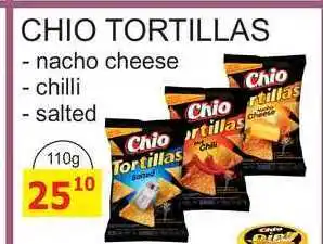 BENE Nápoje Chio tortillas, 110 g nabídka