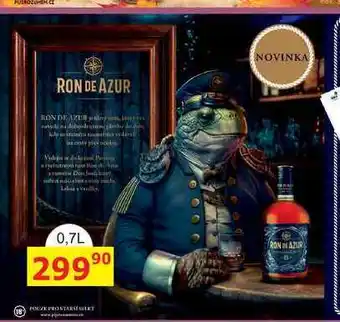 BENE Nápoje Ron de azur, 0,7 l nabídka