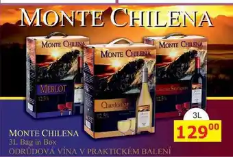 BENE Nápoje Monte chilena, 3 l nabídka